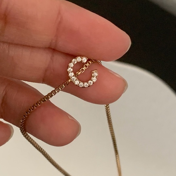 Letter C Express Bracelet with Sliding Adjustable Clasp - Picture 3 of 4